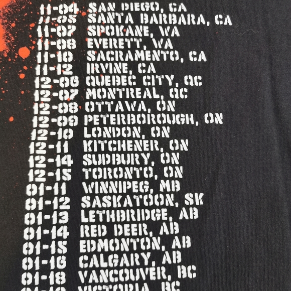 BRYAN ADAMS 2005-2006 TOUR Men's SHIRT Size LARGE - Picture 5 of 8